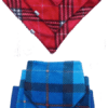 Bavoir bandana reversible