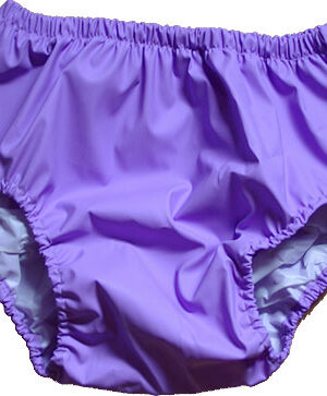 Culotte d'incontinence PVC mauve